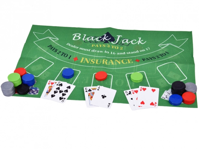 Sada karetní hra 2v1 poker a blackjack