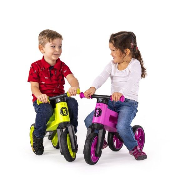 Dětské odrážedlo Funny Wheels Rider SuperSport 2v1 – Bílo-tyrkysové