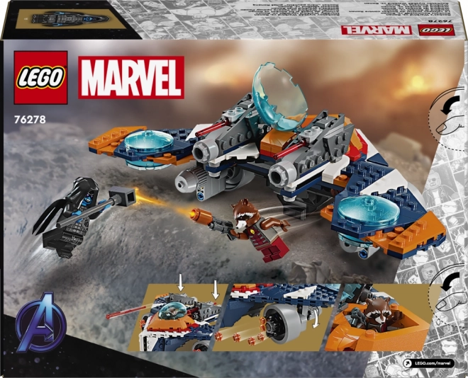 LEGO® Marvel 76278 Rocketův tryskáč Warbird vs. Ronan