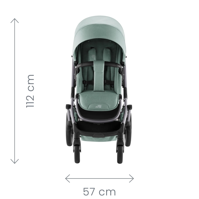 Set kočárek Smile 5Z + hluboká korba + autosedačka Baby-Safe PRO Style, Jade Green