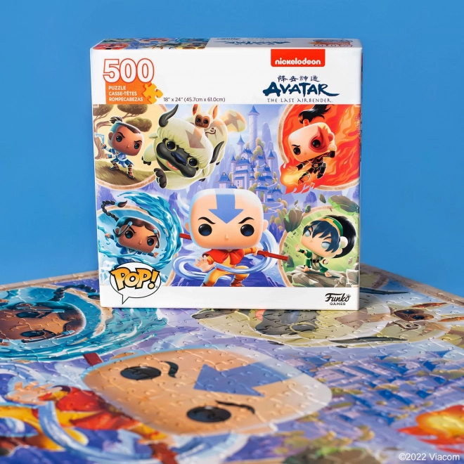 FUNKO GAMES Puzzle POP! Poslední vládce větru 500 dílků