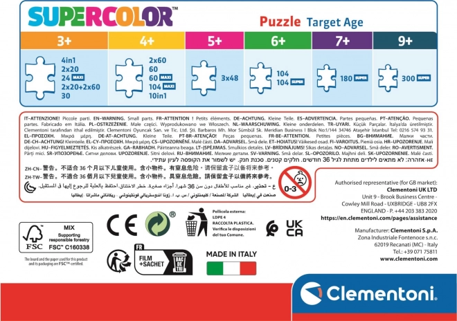 CLEMENTONI Puzzle Spidey a jeho úžasní přátelé 30 dílků