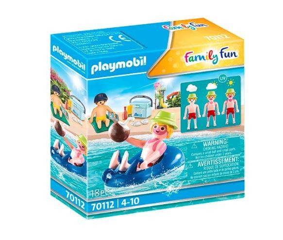 Sada figurek Family Fun 70112 Chlapec s pneumatikou na plavání