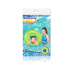 Dětský plavecký kruh Neonově zelený BESTWAY 76cm