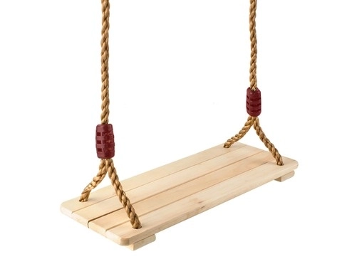 Dřevěná houpačka