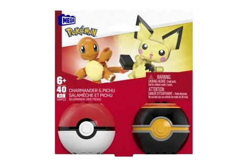 Mega pokÉmon pokÉball - charmander a pichu