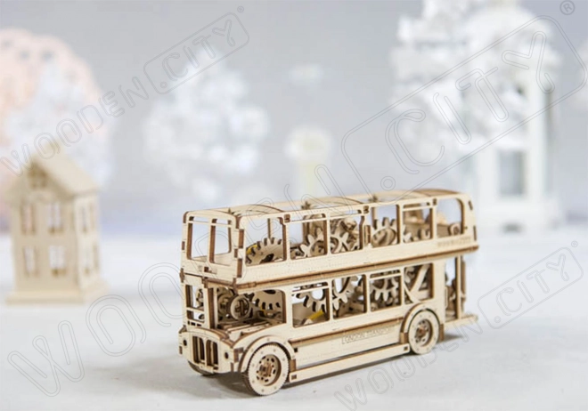 WOODEN CITY 3D puzzle Londýnský autobus 216 dílů