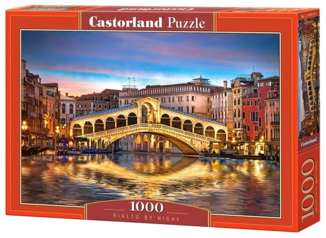 Puzzle 1000 dílků Rialto v noci