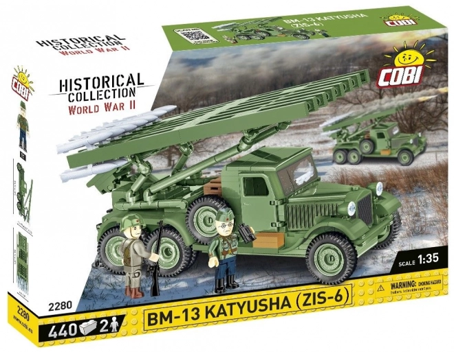 COBI 2280 II WW BM-13 Kaťuša ZIS-6, 1:35, 440 k, 2 f