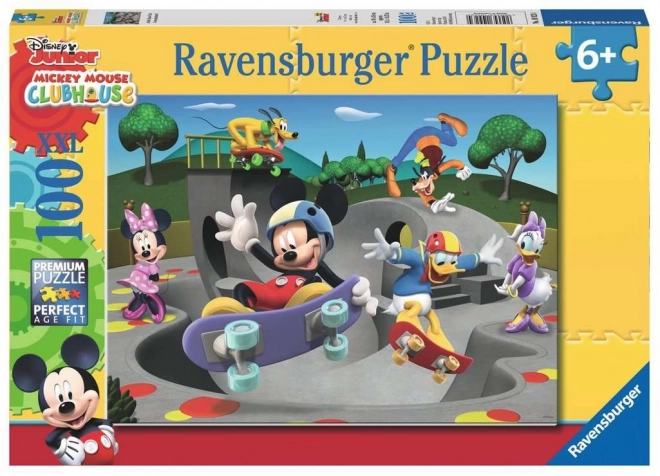 Puzzle Mickey & Minnie ve skate parku XXL