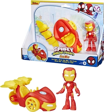 Figurka s vozidlem Marvel Spidey a super-kamarádi, Spidey Web Crawler – Iron Man