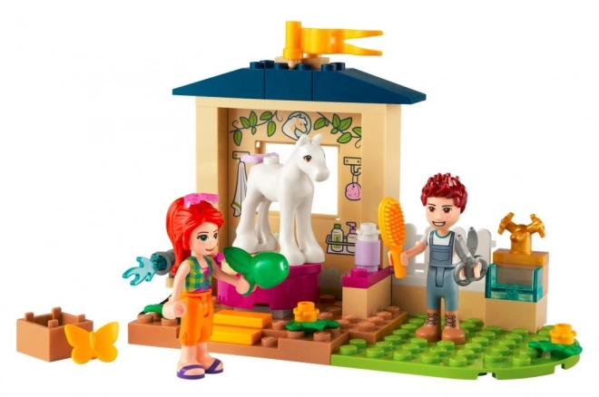 LEGO Friends 41696 Čištění poníka ve stáji