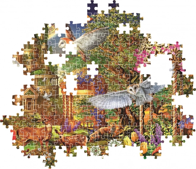 Puzzle 1500 prvků Woodland Fantasy Garden