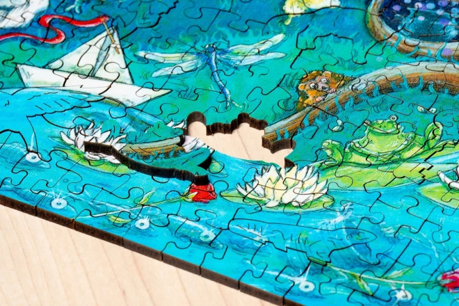 RAVENSBURGER Dřevěné puzzle Kouzelný les 500 dílků