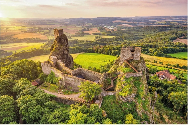 Puzzle Zřícenina Hradu Trosky 1000 Dílků