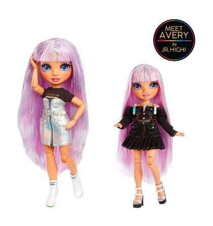Speciální edice panenky Rainbow High Junior High - Avery Styles