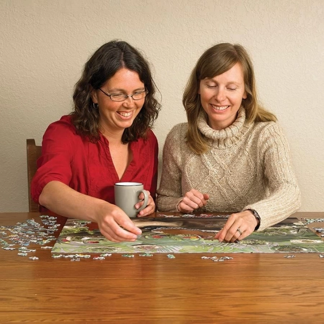 COBBLE HILL Puzzle Kočka a terária 1000 dílků