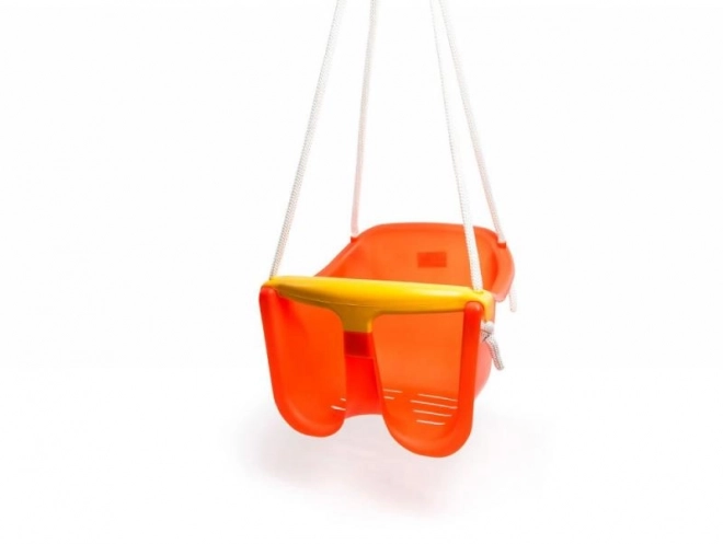 Dětská závěsná baby houpačka – Oranžová