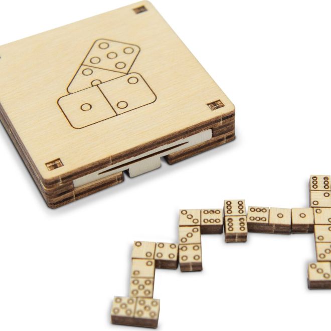 WOODEN CITY 3D puzzle hra mini Domino