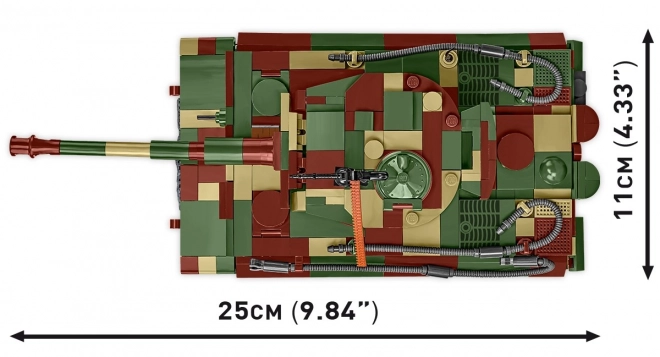 Model tanku Tiger I z 870 kostek