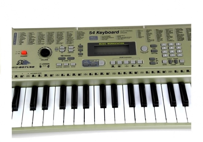 Klávesnice MQ807 Pianinko organ + USB mikrofon