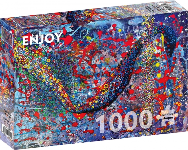 Puzzle s volavkou bílou 1000 dílků