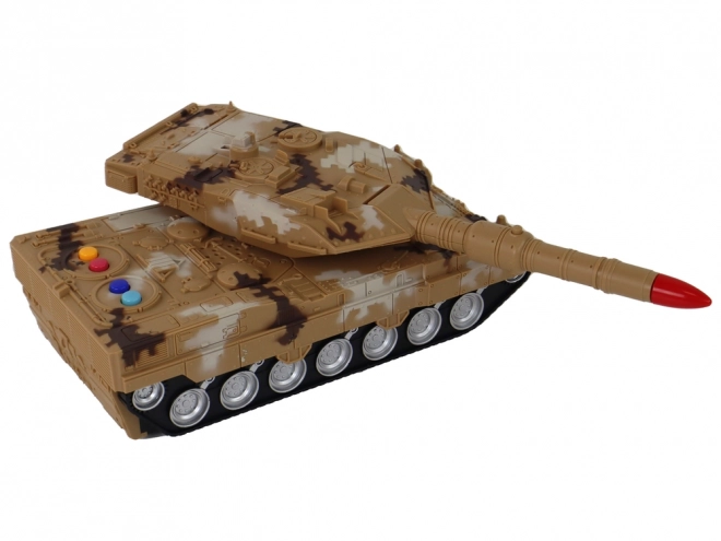 RC Tank na dálkové ovládání 27 MHz žlutý