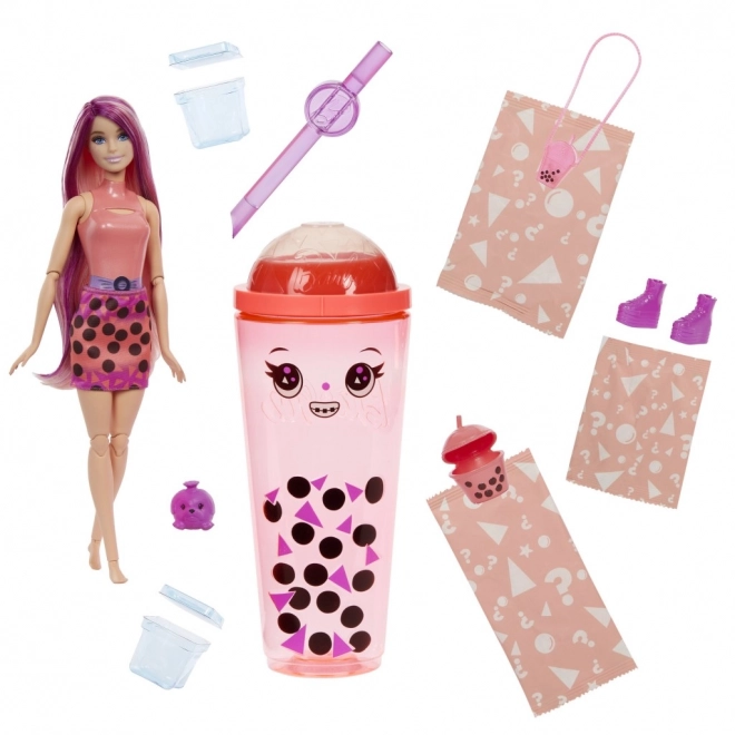 Brb pop reveal barbie bubble tea asst