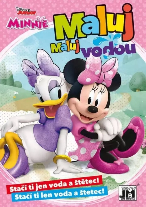 Omalovánka A5 Maluj vodou Minnie