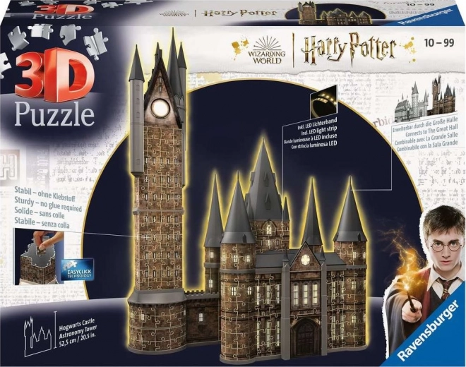 Harry Potter: Bradavický hrad - Astronomická věž (Noční edice) 540 dílků