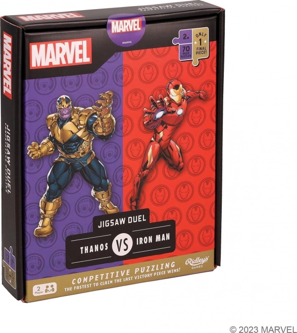 RIDLEY'S GAMES Puzzle Duel Marvel Avengers: Thanos vs Iron Man 2x70 dílků