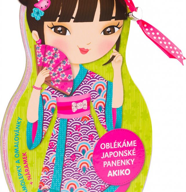 Oblékáme japonské panenky - AKIKO