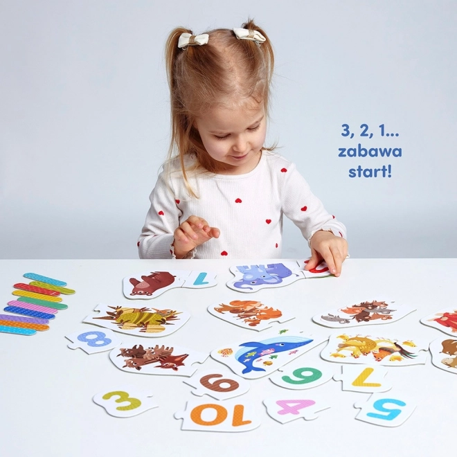 Puzzle do páru - čísla