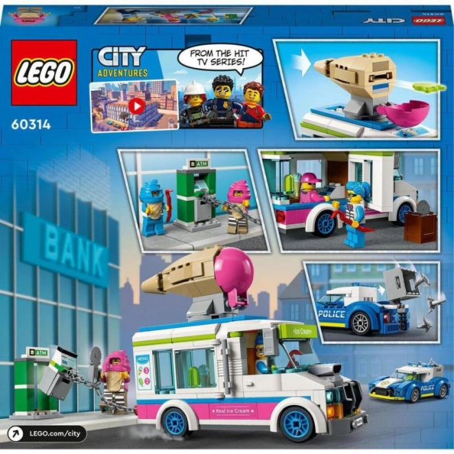 LEGO City 60314 Policejní honička se zmrzlinářským vozem