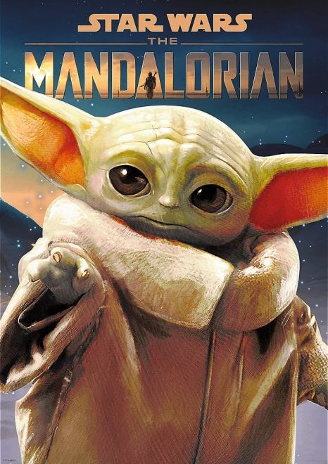 TREFL Puzzle Premium Plus Star Wars: Mandalorian - Grogu 1000 dílků