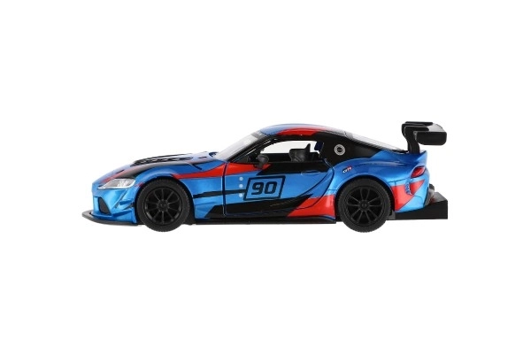 Auto Kinsmart Toyota GR Supra Racing kov 13 cm