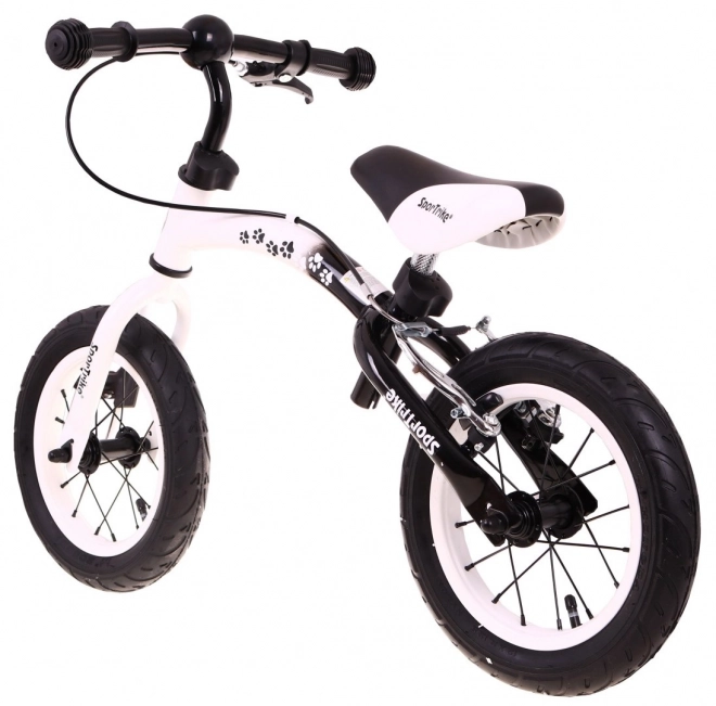 Dětské krosové kolo Boomerang SporTrike White Učíme se jezdit + variabilní uspořádání rámu