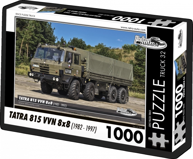 RETRO-AUTA Puzzle TRUCK č.32 Tatra 815 VVN 8x8 (1982 - 1997) 1000 dílků