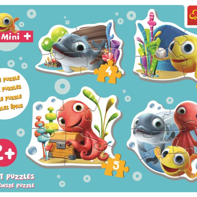 TREFL Baby puzzle Rybka MiniMini 4v1 (3,4,5,6 dílků)