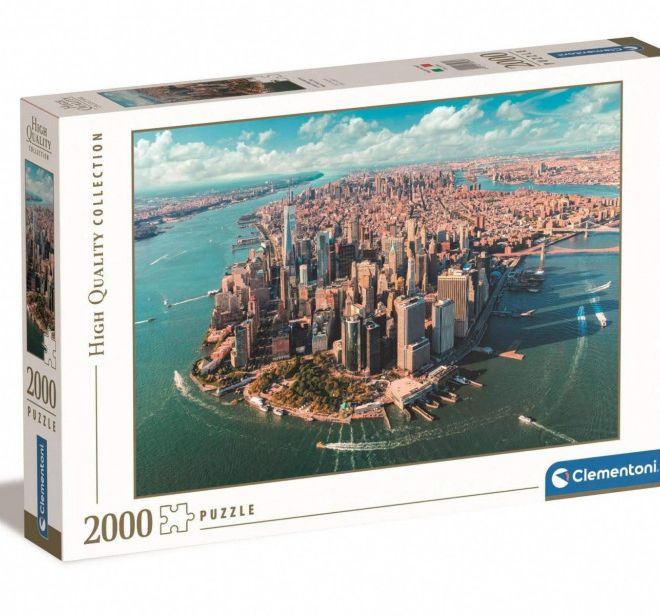 Puzzle 2000 prvků Vysoká kvalita Dolní Manhattan, New York City