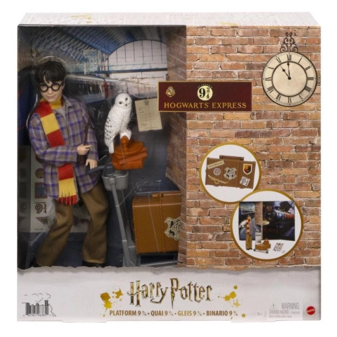 Mattel Harry Potter na nástupišti se sovou Hedwigou