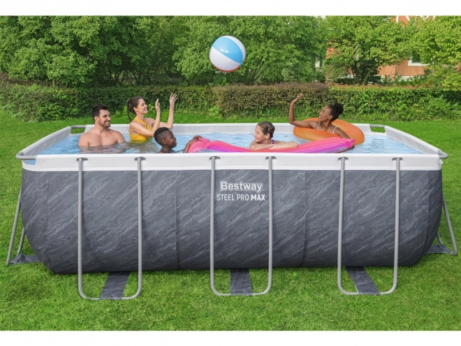 Bazén bestway power steel ratan 412x201x122 cm