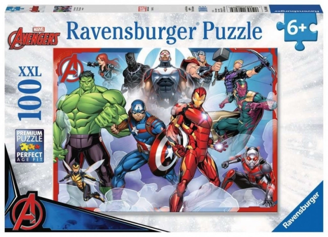 Puzzle 100 dílků XXL Marvel Avengers