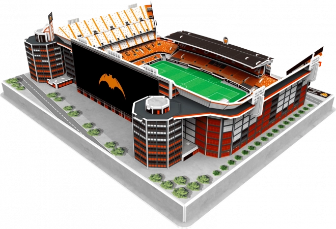 3D PUZZLE STADIUM Svítící 3D puzzle Stadion Mestalla - FC Valencia