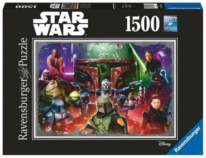 2D puzzle 1500 dílků Boba Fett. Lovec odměn