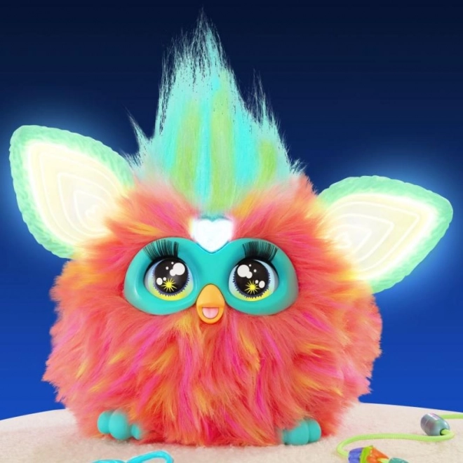 Interaktivní plyšový kamarád Furby korálový