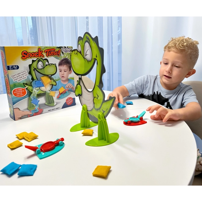Woopie dovednostní hra Hladový dinosaurus