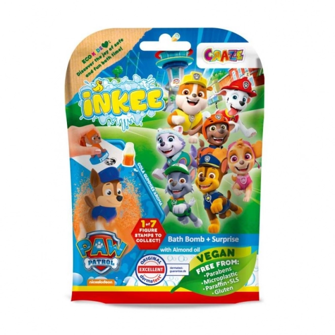 INKEE - Šumivá bomba do vany s překvapením - Paw Patrol