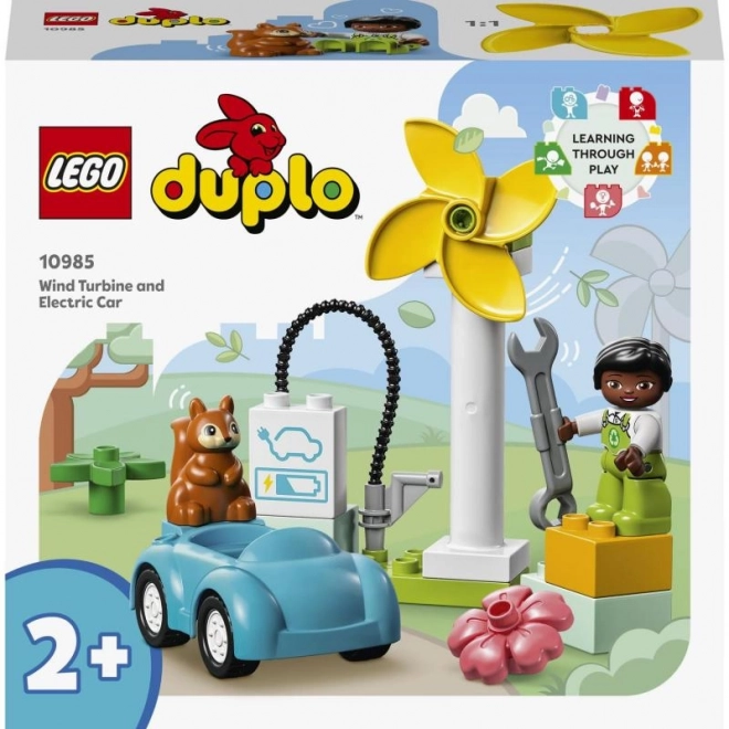 LEGO® DUPLO® 10985 Větrná turbína a elektromobil