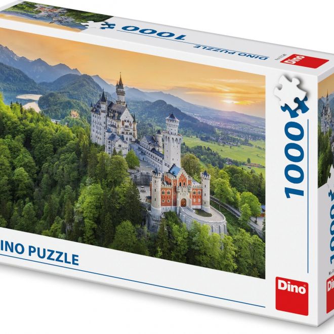 DINO Puzzle Jarní Neuschwanstein 1000 dílků